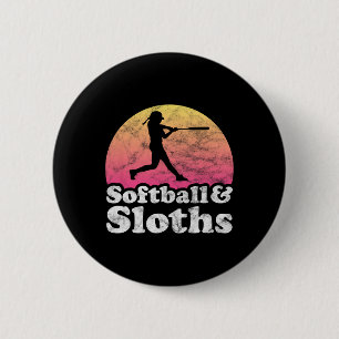 Badge Rond 5 Cm Paresseux Et Paresseux Femme Ou Fille Paresseux