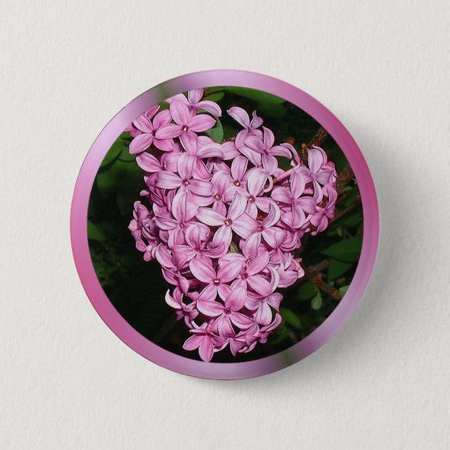 Badge Rond 5 Cm Parfum des lilas (Devant)