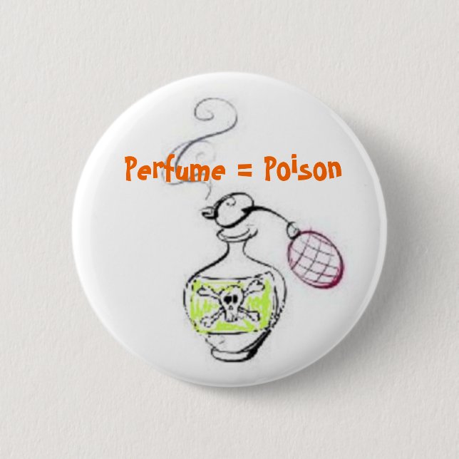 Badge Rond 5 Cm Parfum = Poison (Devant)