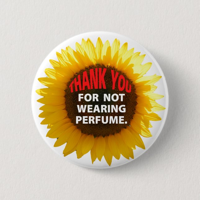 Badge Rond 5 Cm ParfumFleurNonParfum (Devant)