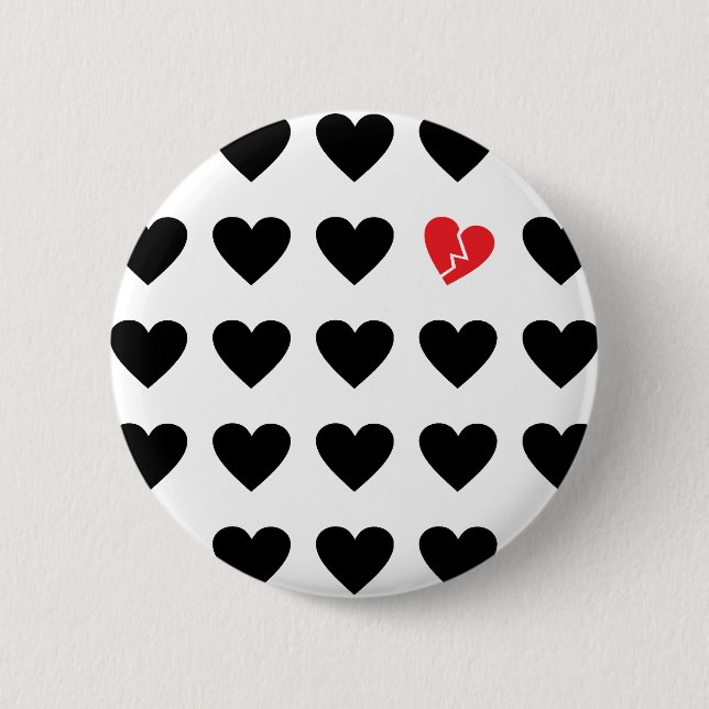 Badge Rond 5 Cm paria d'amour (Devant)