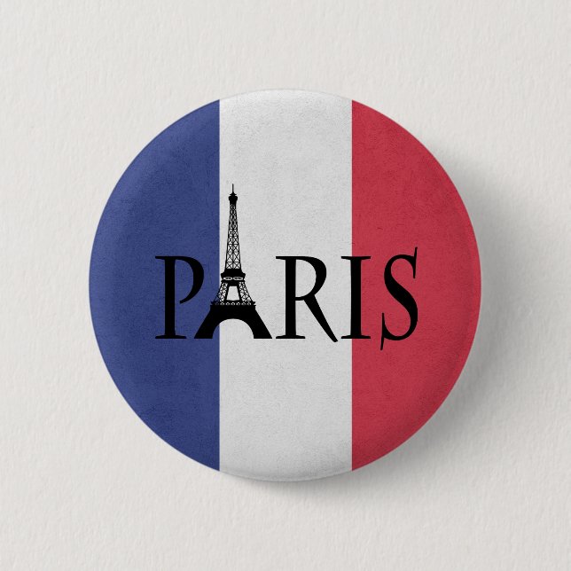Badge Rond 5 Cm Paris (Devant)