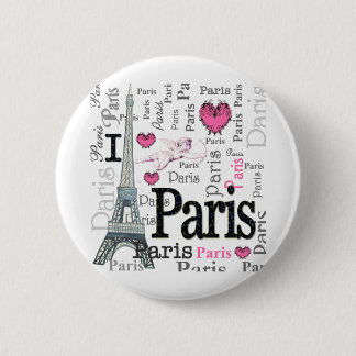 Badge Rond 5 Cm Paris