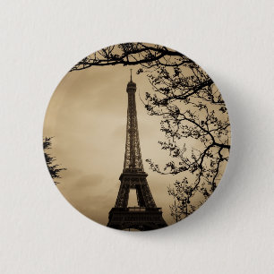 Badge Rond 5 Cm Paris