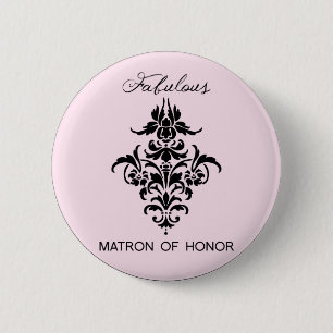 Badge Rond 5 Cm Paris a inspiré le bouton de dame de honneur