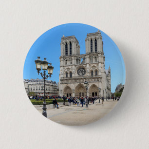 Badge Rond 5 Cm PARIS Notre Dame