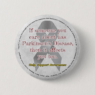 Badge Rond 5 Cm Parkinsons Si Vous Vous Intéressez À Quelqu'Un