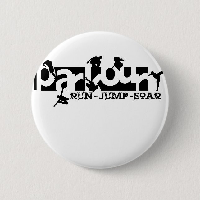 Badge Rond 5 Cm Parkour (Devant)