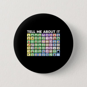 Badge Rond 5 Cm Parlez-Moi De La Pathologie Du Langage De La Parol