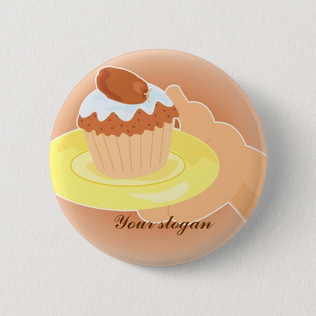 Badge Rond 5 Cm partage/charité concept-1 (Devant)