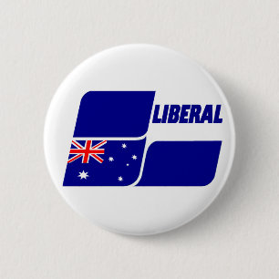 Badge Rond 5 Cm Parti libéral de l'Australie 2013