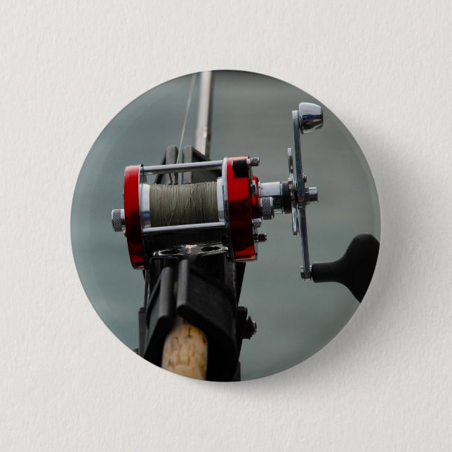 Badge Rond 5 Cm Parti Pêcher (Devant)