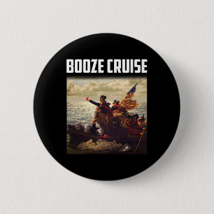 Badge Rond 5 Cm Parti Politique Boze Croisière Tons Et Coupes Roug