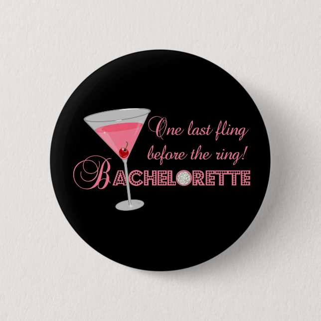 Badge Rond 5 Cm Partie de Bachelorette (Devant)