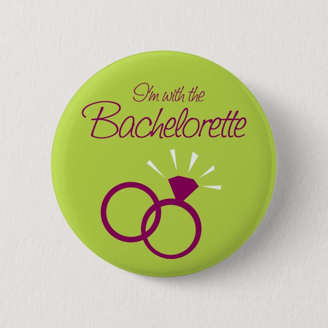 Badge Rond 5 Cm Partie de Bachelorette (Devant)