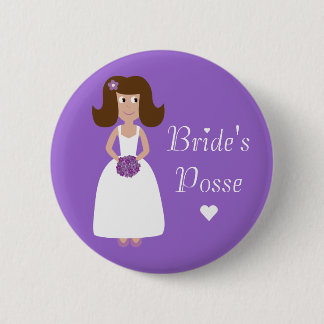 Badge Rond 5 Cm Partie de Bachelorette de la bande de la jeune