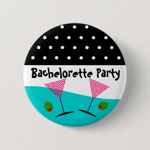 Badge Rond 5 Cm Partie de Bachelorette de point de polka