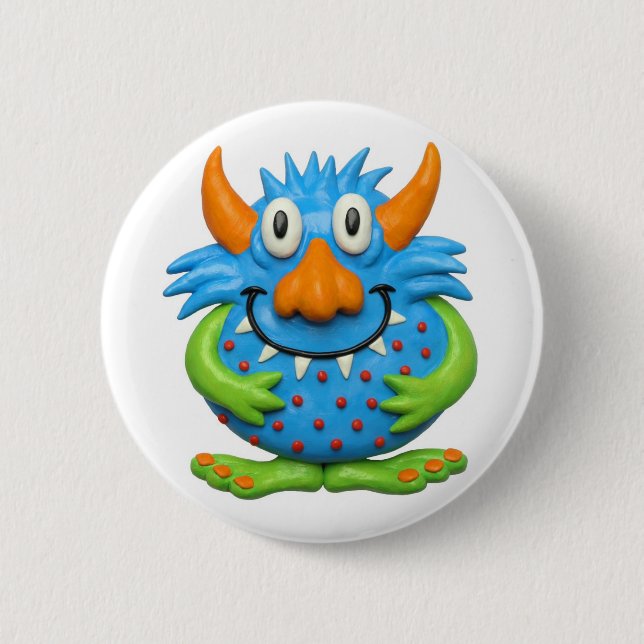 Badge Rond 5 Cm Partie de monstre (Devant)