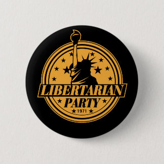 Badge Rond 5 Cm Partie libertaire 1971