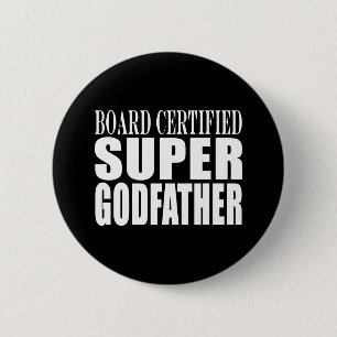 Badge Rond 5 Cm Parties de baptême : Parrain superbe certifié pa