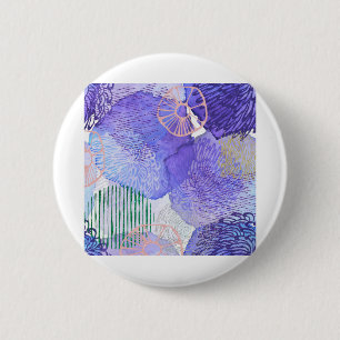 Badge Rond 5 Cm Parties scintillant d'aquarelle Arrière - plan Abs