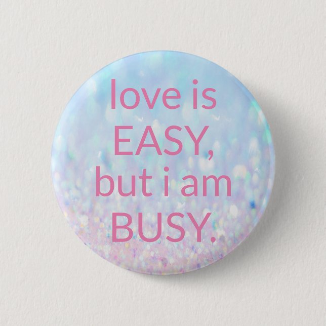 Badge Rond 5 Cm Parties scintillant tendance douce (Devant)