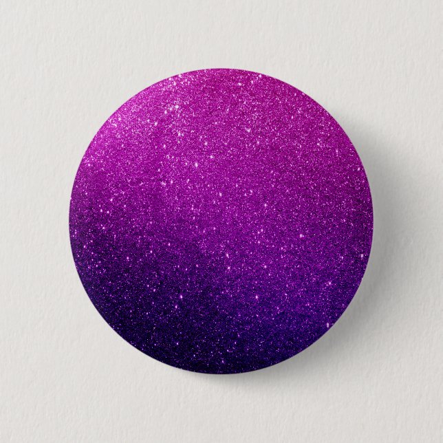Badge Rond 5 Cm Parties scintillant violette (Devant)