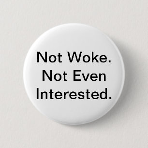 Badge Rond 5 Cm Pas a réveillé le bouton