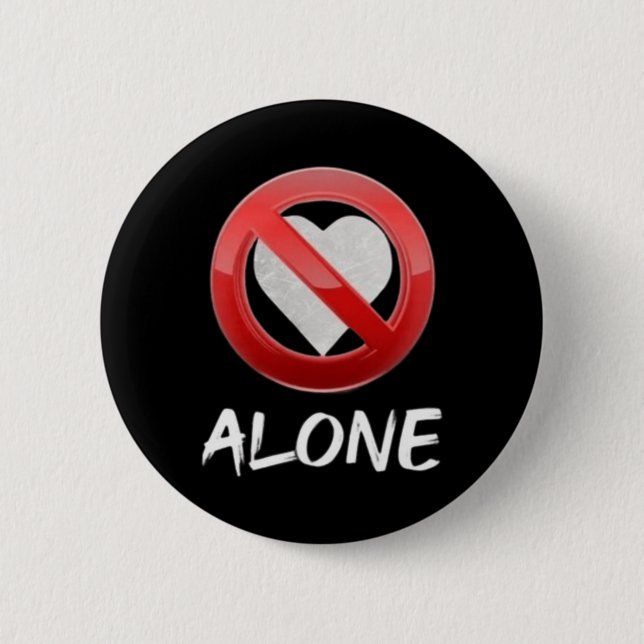 Badge Rond 5 Cm Pas d'amour (Devant)