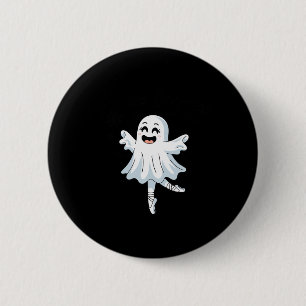 Badge Rond 5 Cm Pas De Boo-rée Funny Ballet Ghosts Danse Halloween