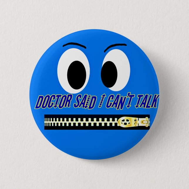 Badge Rond 5 Cm Pas de discussion !_Button (Devant)