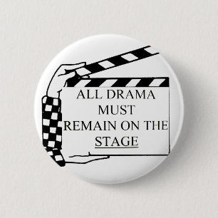 Badge Rond 5 Cm Pas de drame_