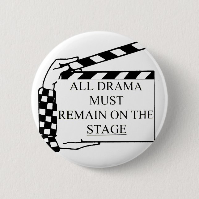 Badge Rond 5 Cm Pas de drame_ (Devant)