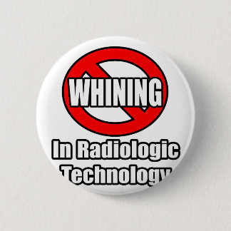 Badge Rond 5 Cm Pas De Flamme En Technologie Radiologique