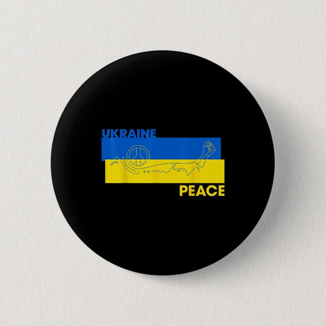 Badge Rond 5 Cm Pas de guerre - Conceptions pour le mouvement pour (Devant)