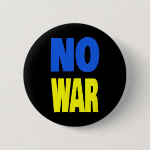 Badge Rond 5 Cm Pas de guerre Ukraine