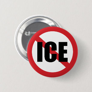 Badge Rond 5 Cm Pas de ICE