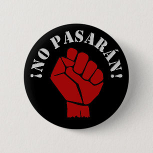 BADGE ROND 5 CM PAS DE PASARAN