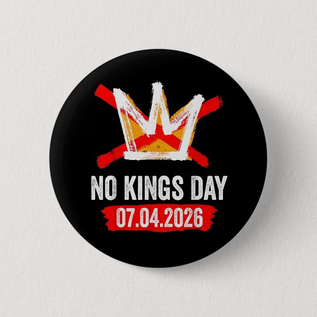 Badge Rond 5 Cm Pas de rois  (Devant)