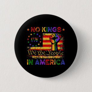 Badge Rond 5 Cm Pas De Rois En Amérique Nous Le Peuple Chemise Pol