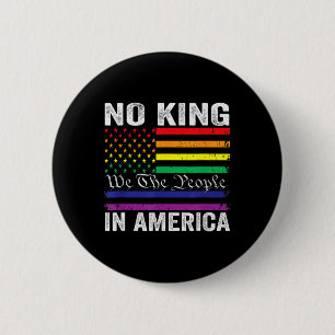 Badge Rond 5 Cm Pas De Rois En Amérique Nous Le Peuple Chemise Pol