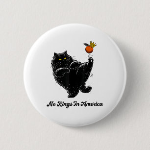 Badge Rond 5 Cm Pas De Rois En Amérique Nous Peuples Politiques Po