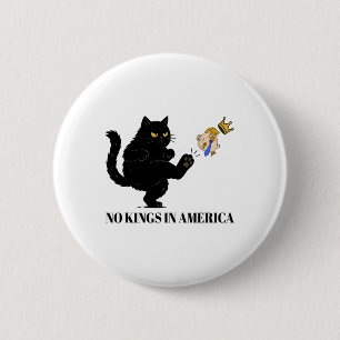 Badge Rond 5 Cm Pas De Rois En Amérique Nous Peuples Politiques Po