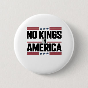 Badge Rond 5 Cm Pas de rois en Amérique Style Créatif USA