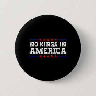 Badge Rond 5 Cm Pas De Rois En Amérique Trump Résister À La Vintag