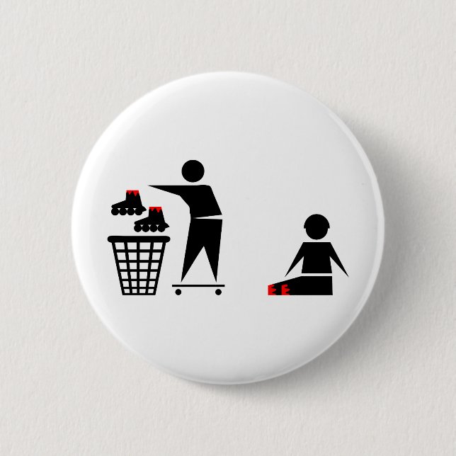 Badge Rond 5 Cm pas en ligne (Devant)
