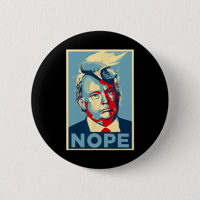 Badge Rond 5 Cm Pas encore drôle Trump 2024  (Devant)