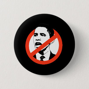 BADGE ROND 5 CM PAS OBAMA