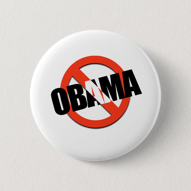 BADGE ROND 5 CM PAS OBAMA (Devant)