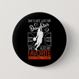 Badge Rond 5 Cm Pas seulement la fille aussi Bysketbyplayer